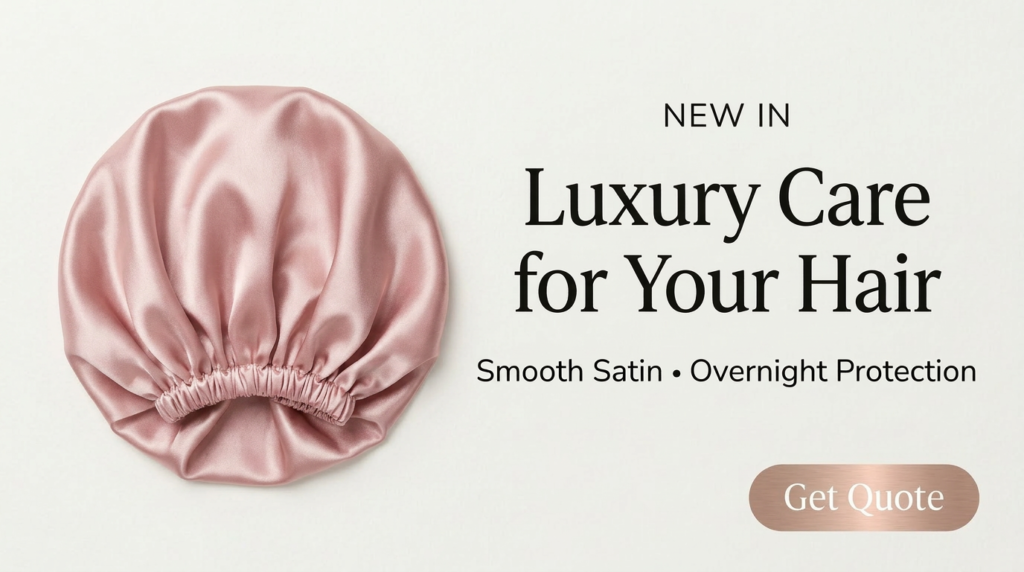 new satin hair bonnet