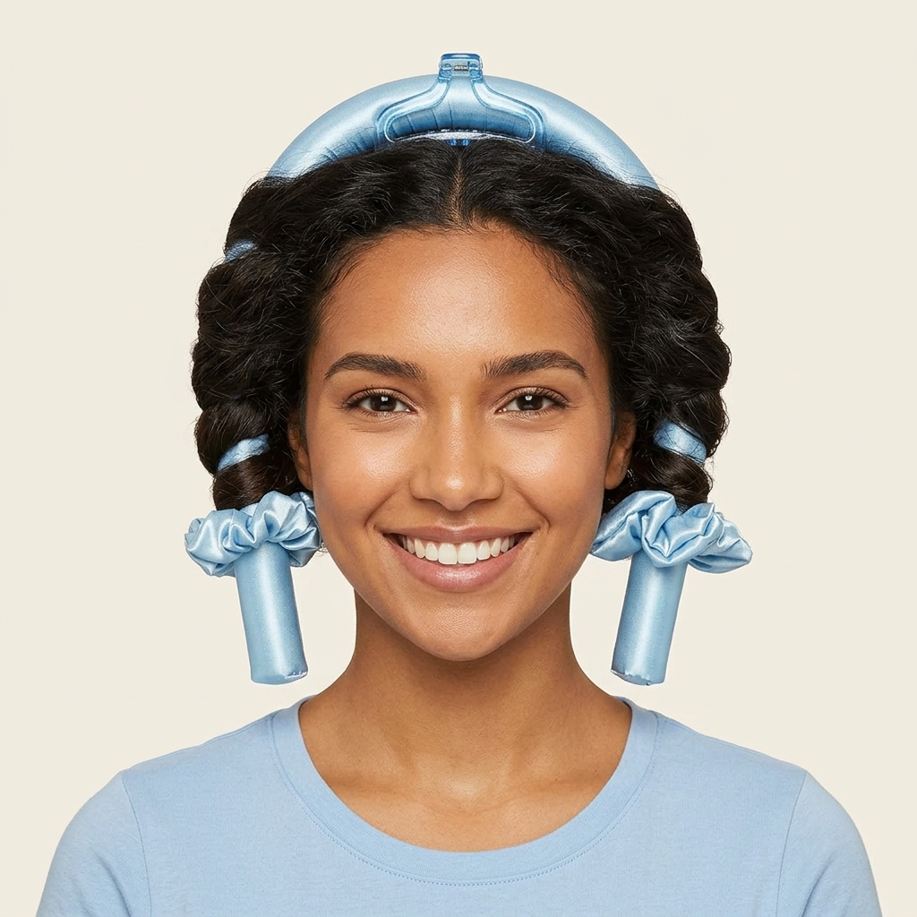 womens heatless curling curling